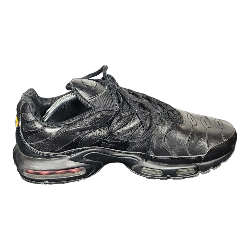 Nike Air Max Plus TN Triple Black Men’s Sz 10.5 Sneakers AJ2029-001 SB7 - Picture 3 of 10